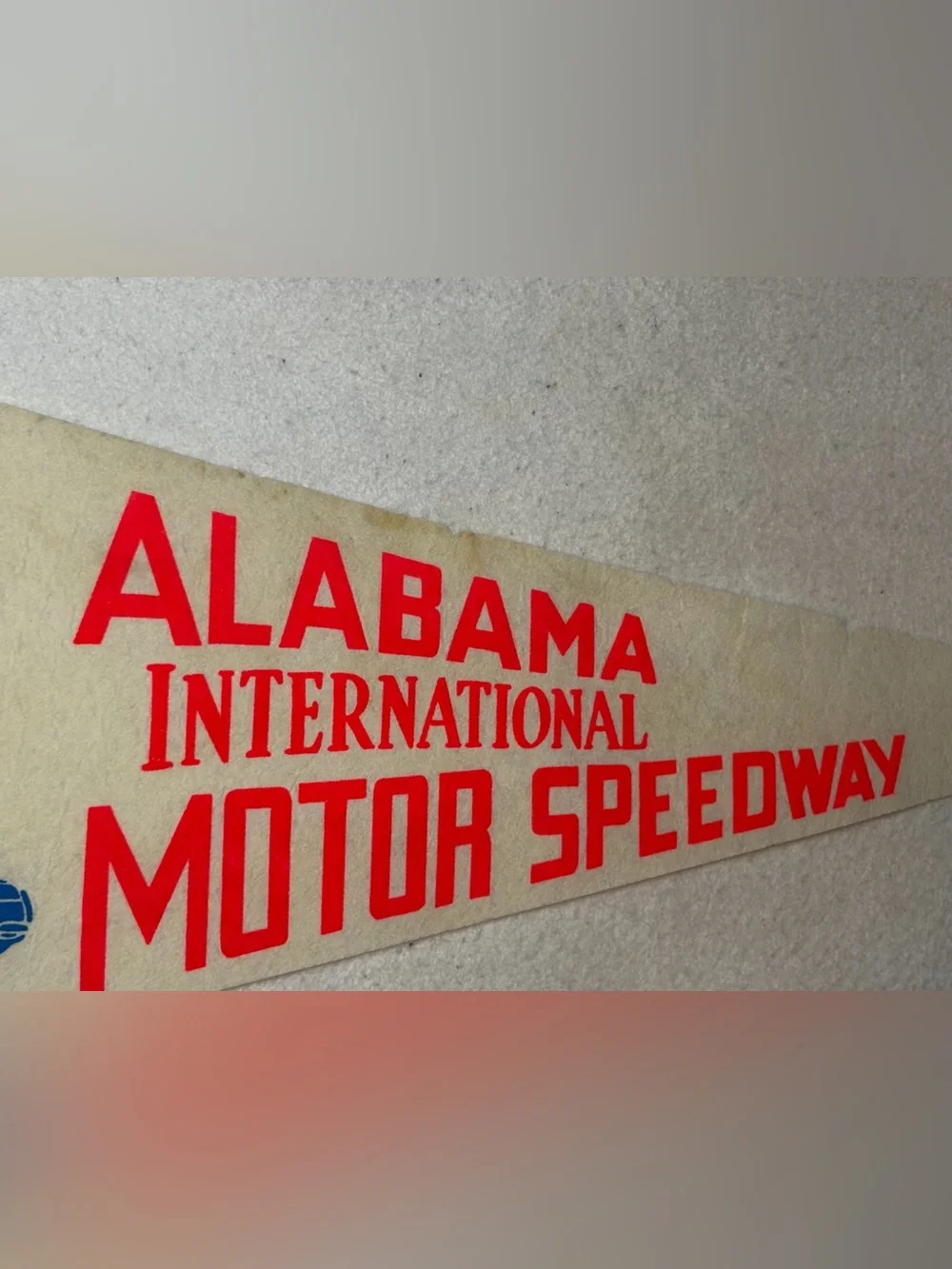 Vintage Alabama International Motor Speedway Racing Pennant 29.5” NASCAR